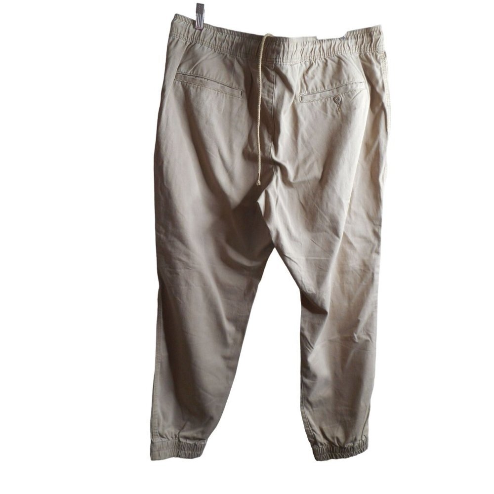 NWT American Rag Jogger Pant XL tan elastic waist leg 100% cotton pants - Picture 7 of 7